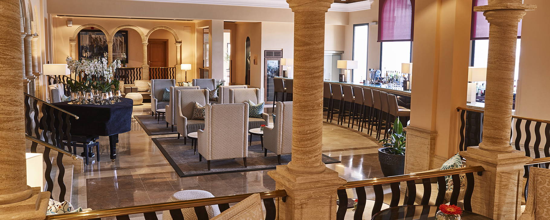Atrium Bar - THE CAMP DE MAR Hotel & Resort