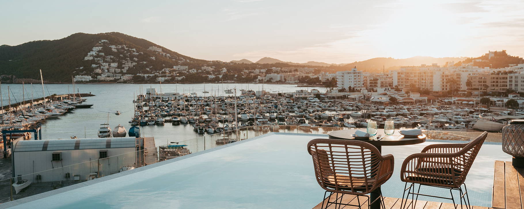 Restaurant auf der Dachterrasse - Aguas de Ibiza