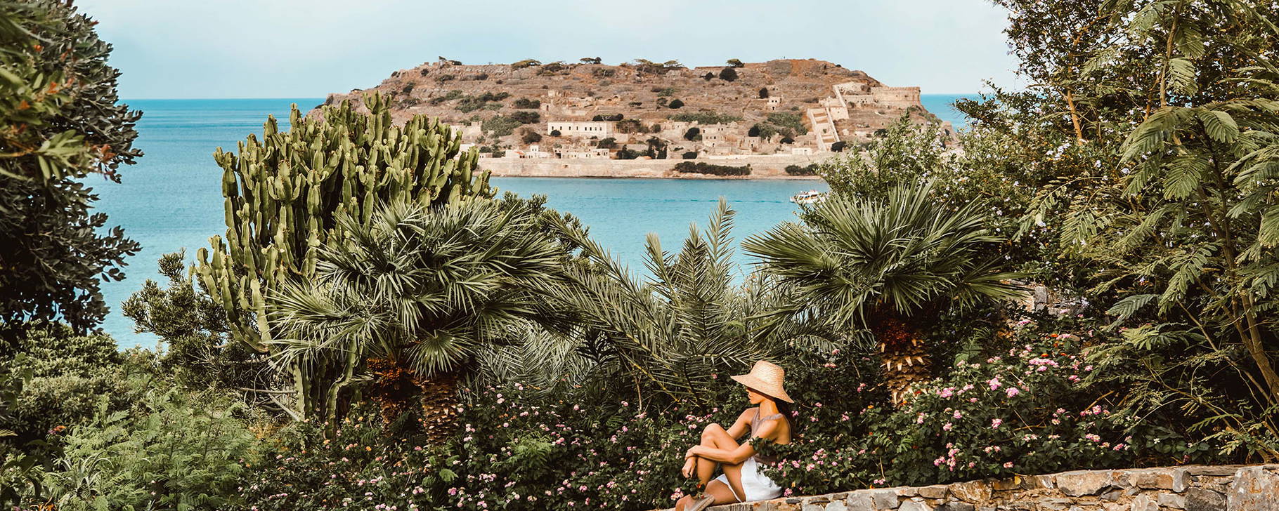Ausblick auf Spinalonga - Phaea Blue, Elounda, Crete