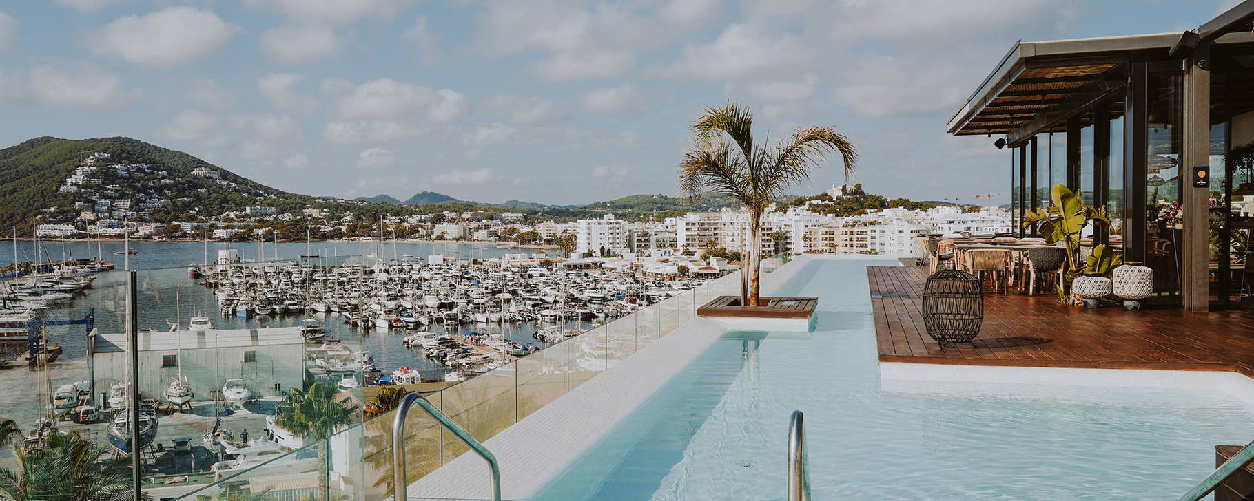 Pool auf der Dachterrasse - Aguas de Ibiza