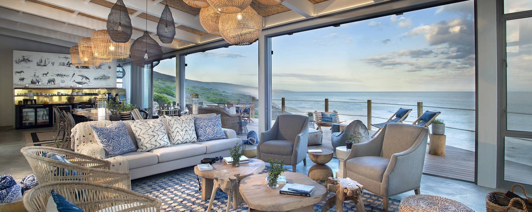 Lounge - Lekkerwater Beach Lodge at De Hoop