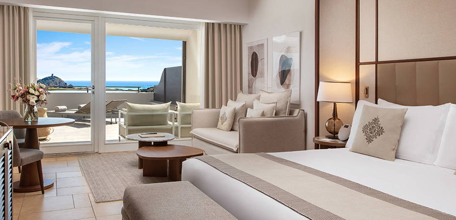 King Grand Deluxe Room with Sea View - Conrad Chia Laguna Sardinia