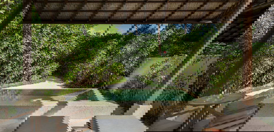 Deluxe Beach Villa with Pool - Terrasse