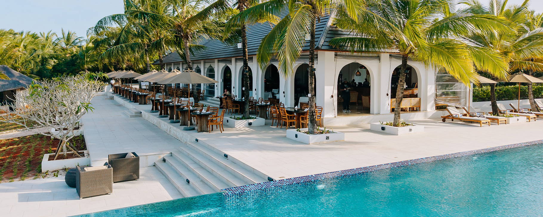 Hauptpool - The Residence Zanzibar