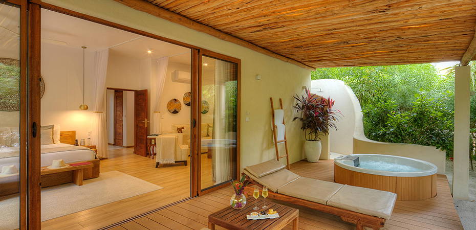 Garden Villa with Hot Tub - White Sand Luxury Villas & Spa