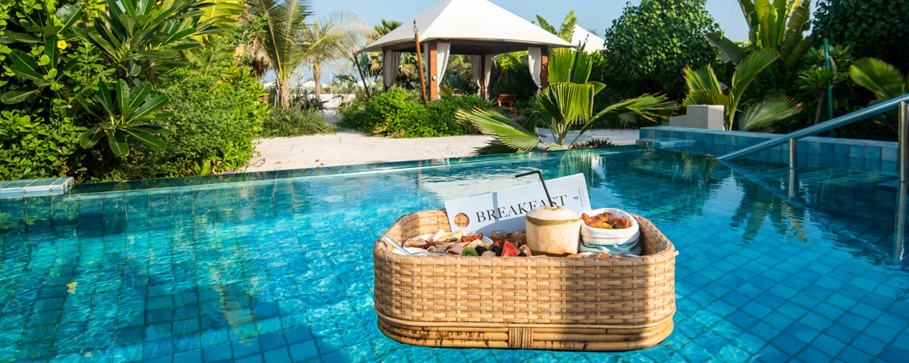 Floating Breakfast - The Ritz-Carlton Ras Al Khaimah, Al Hamra Beach