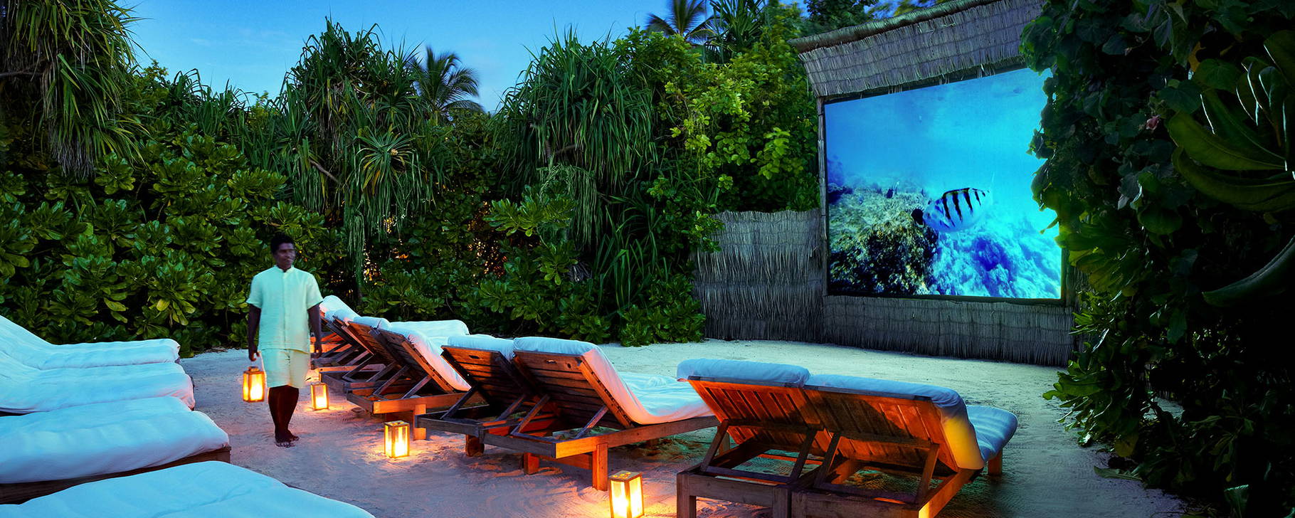 Freiluftkino - Six Senses Laamu