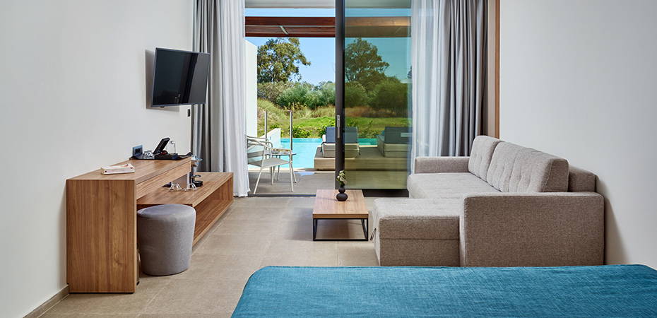 Junior Suite Private Pool Garden View - Gennadi Grand Resort