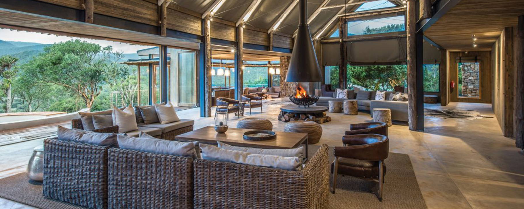 Lounge - Kariega Game Reserve Settlers Drift
