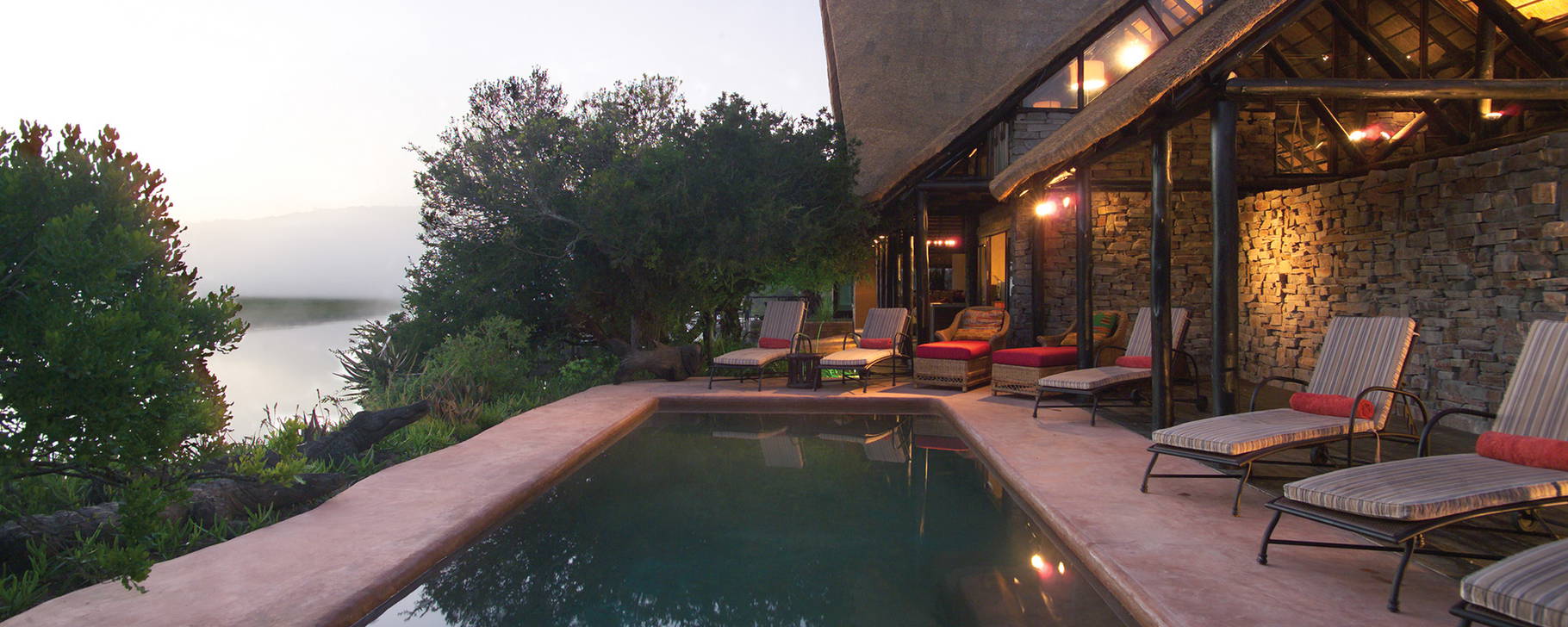 River Lodge Pool - Kariega Game Reserve