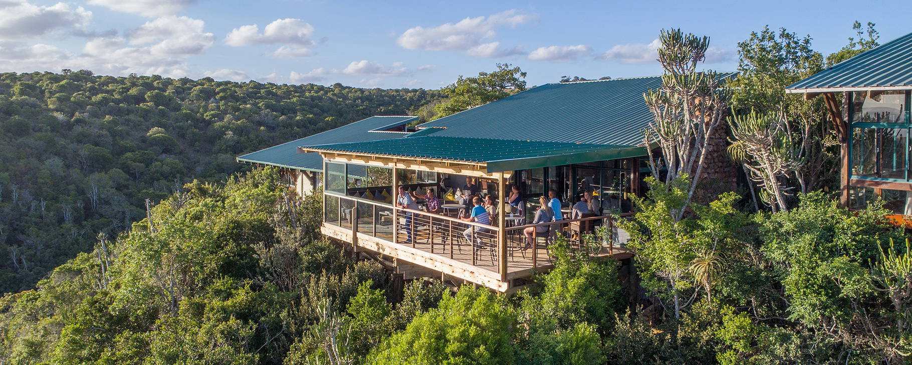 Main Lodge Terrasse - Kariega Game Reserve