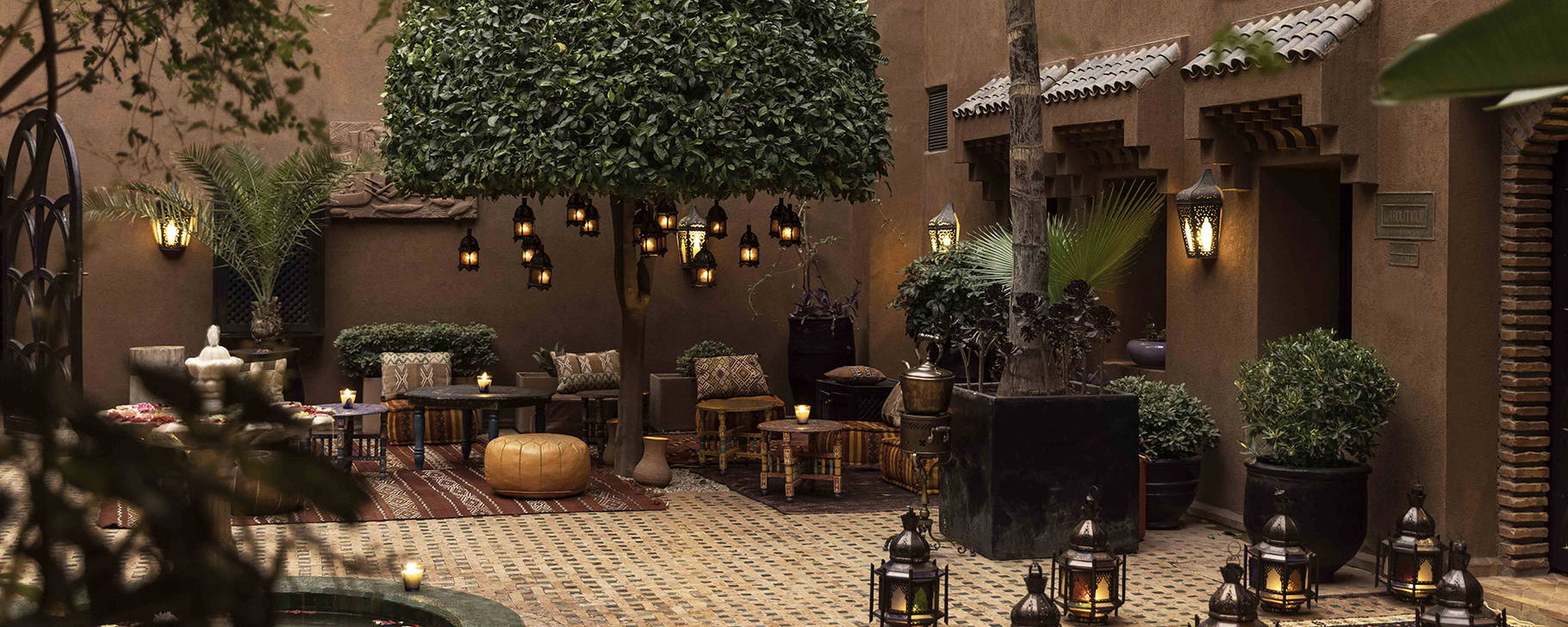 Courtyard - Kasbah Tamadot