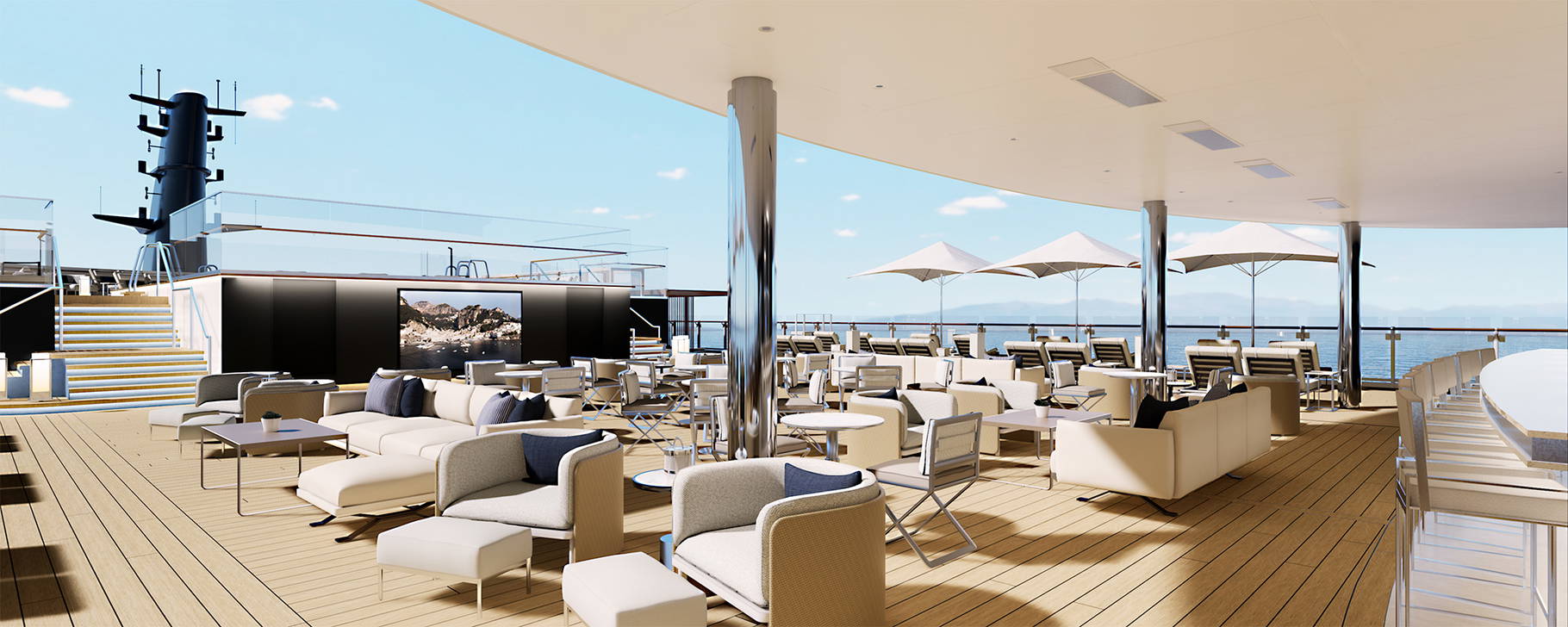 Pool Deck - The Ritz-Carlton Yacht Collection Luminara