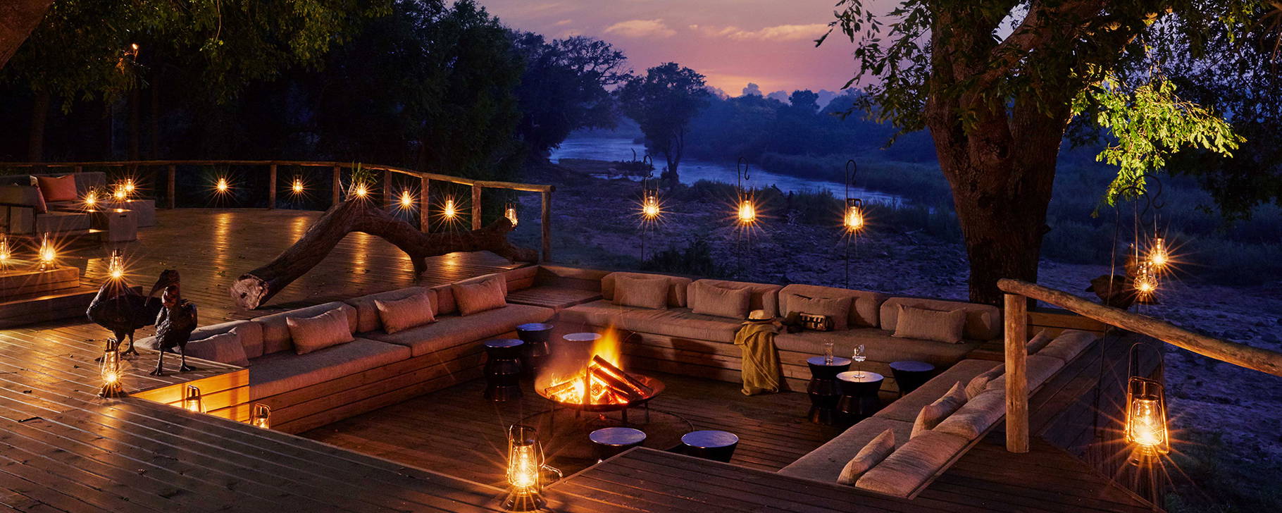 Fire Deck - Lion Sands Ivory Lodge