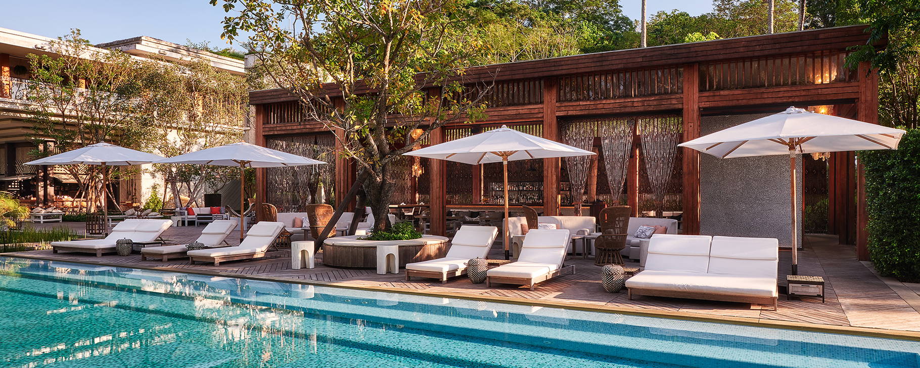 Poolanlage - Rosewood Phuket