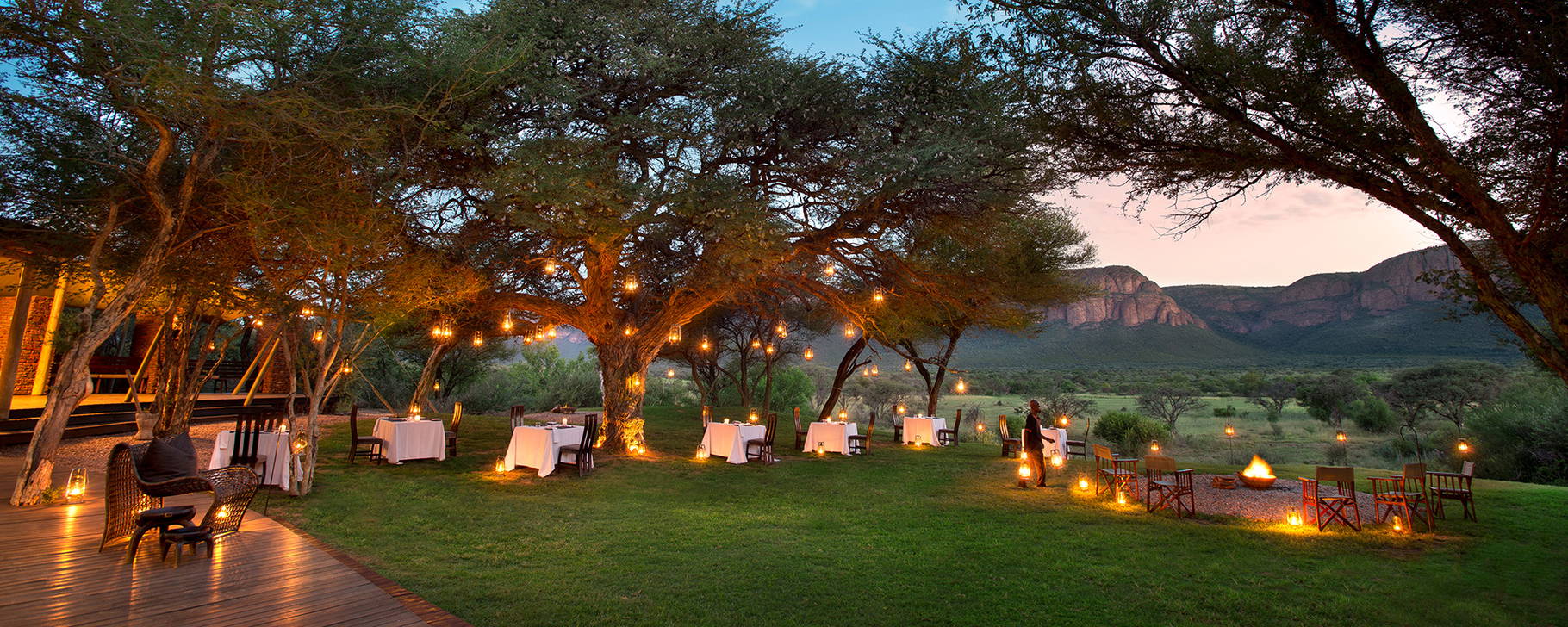 Abendessen - Marataba Safari Lodge
