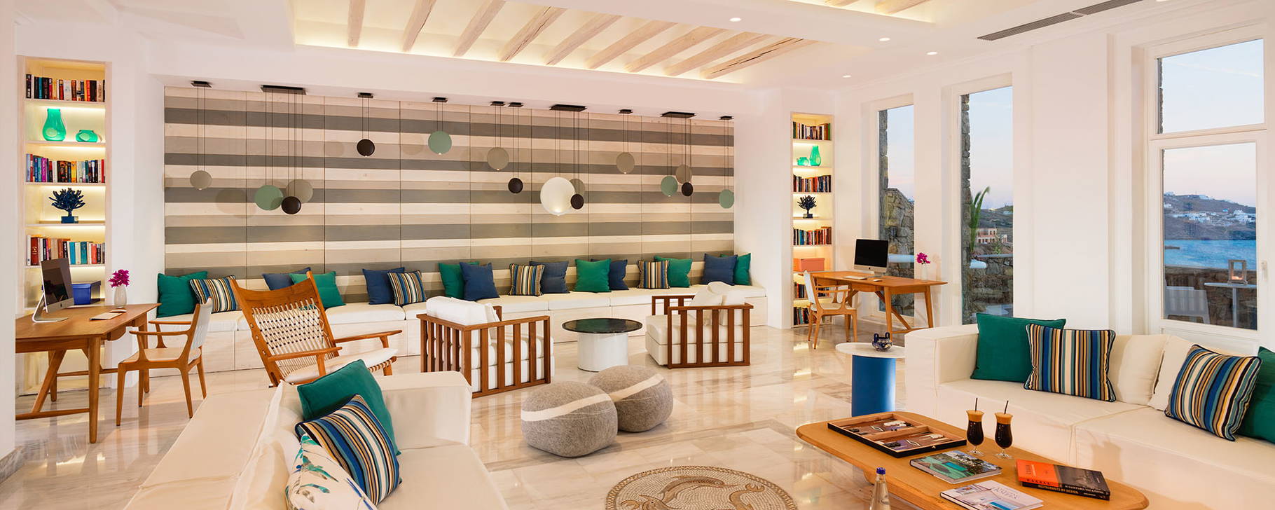 Bibliothek - Mykonos Grand Hotel & Resort