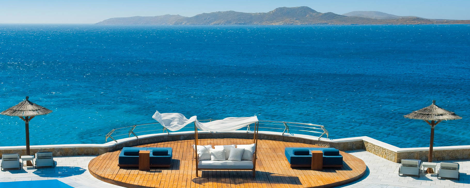 Ausblick vom Pool - Mykonos Grand Hotel & Resort