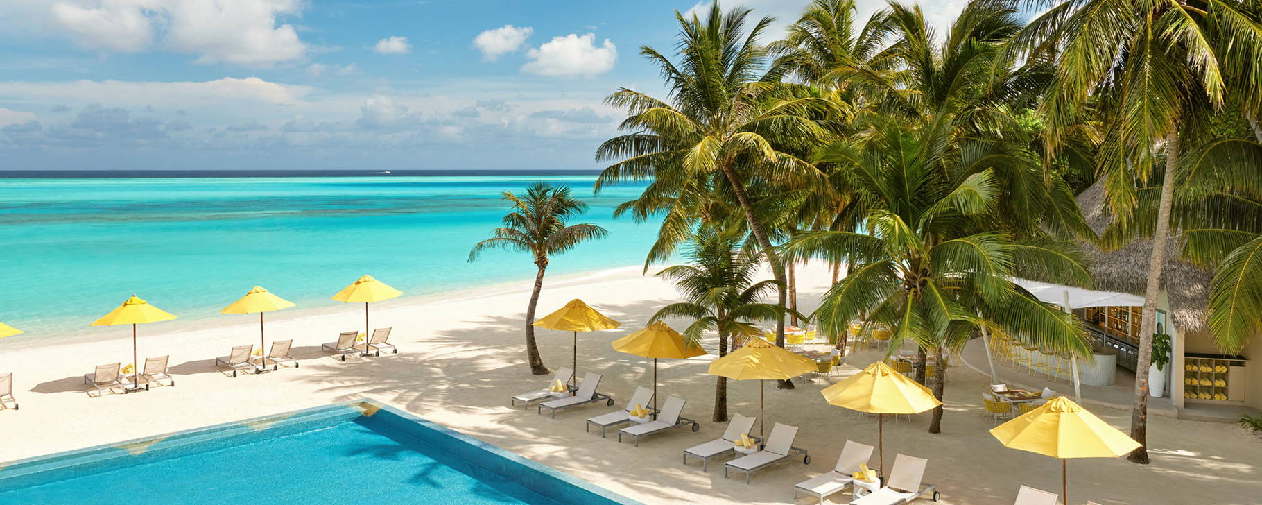 Pool und Strand - Niyama Private Islands Maldives