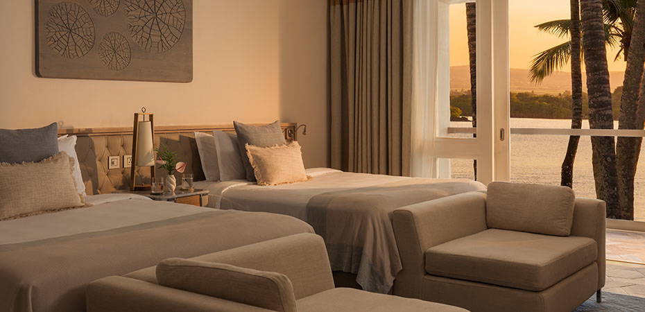 One&Only Le Saint Géran - Sunset Balcony Room - Schlafzimmer