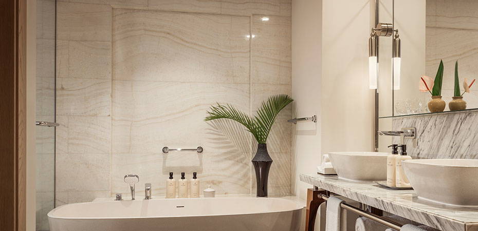 One&Only Le Saint Géran - Sunset Balcony Room - Badezimmer