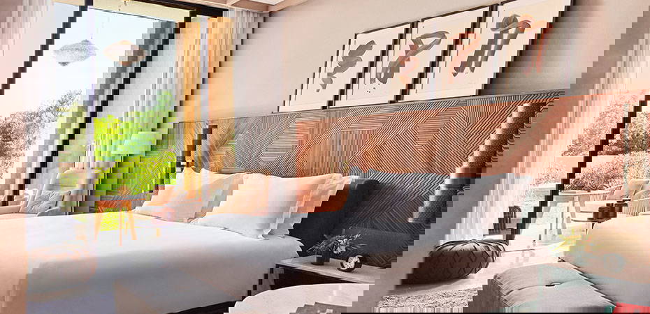 Park Hyatt Marrakech - Standard Room Atlas View - Schlafzimmer