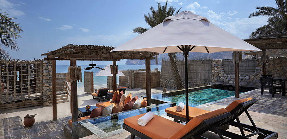 Beachfront Pool Villa Suite - Six Senses Zighy Bay