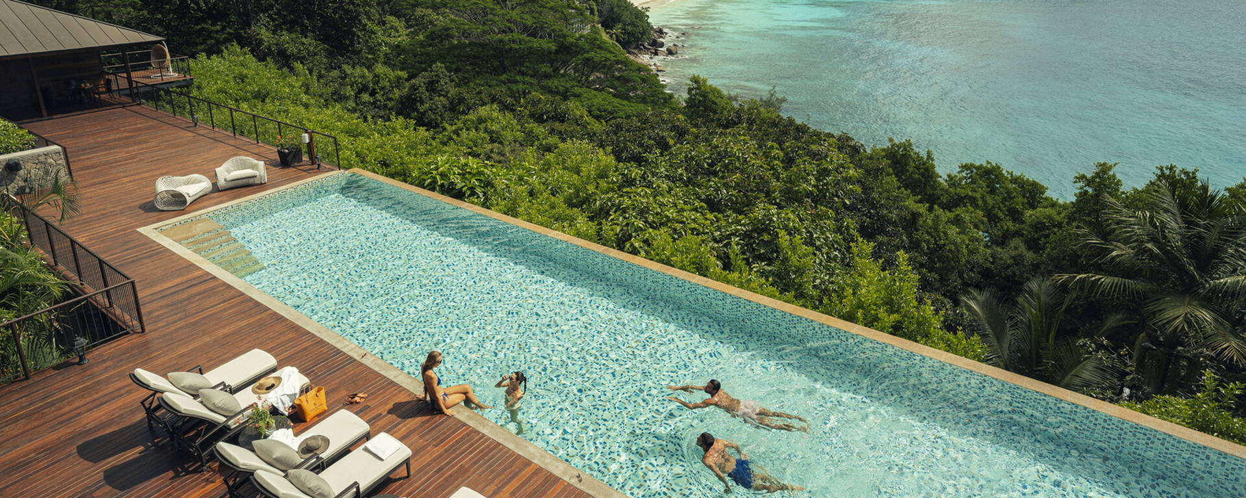 Poolanlage - Four Seasons Resort Seychelles
