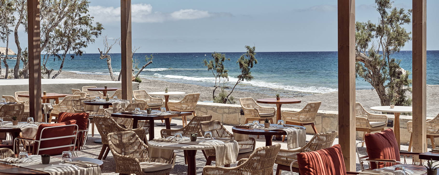 Tamarisk Restaurant - Numo Ierapetra Beach Resort Crete, Curio Collection by Hilton