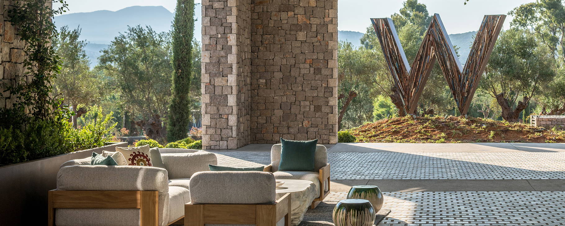 Eingang - W Costa Navarino