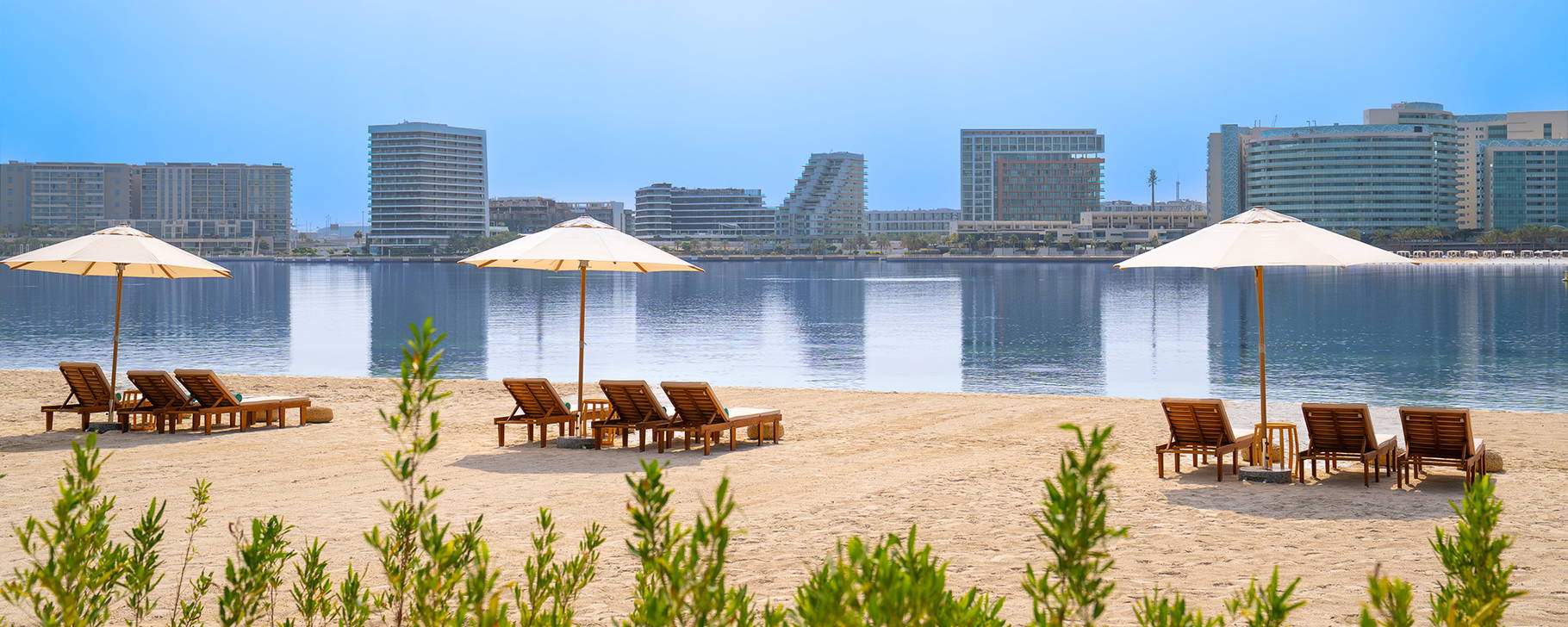 Strandanlage - Hilton Abu Dhabi Yas Island