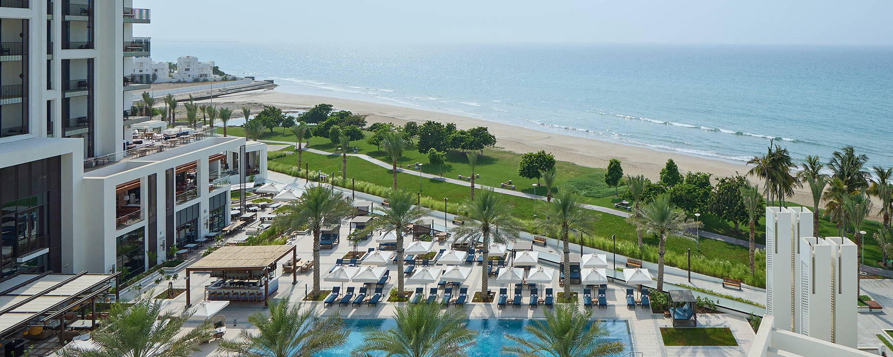 Pool und Strand - Mandarin Oriental, Muscat