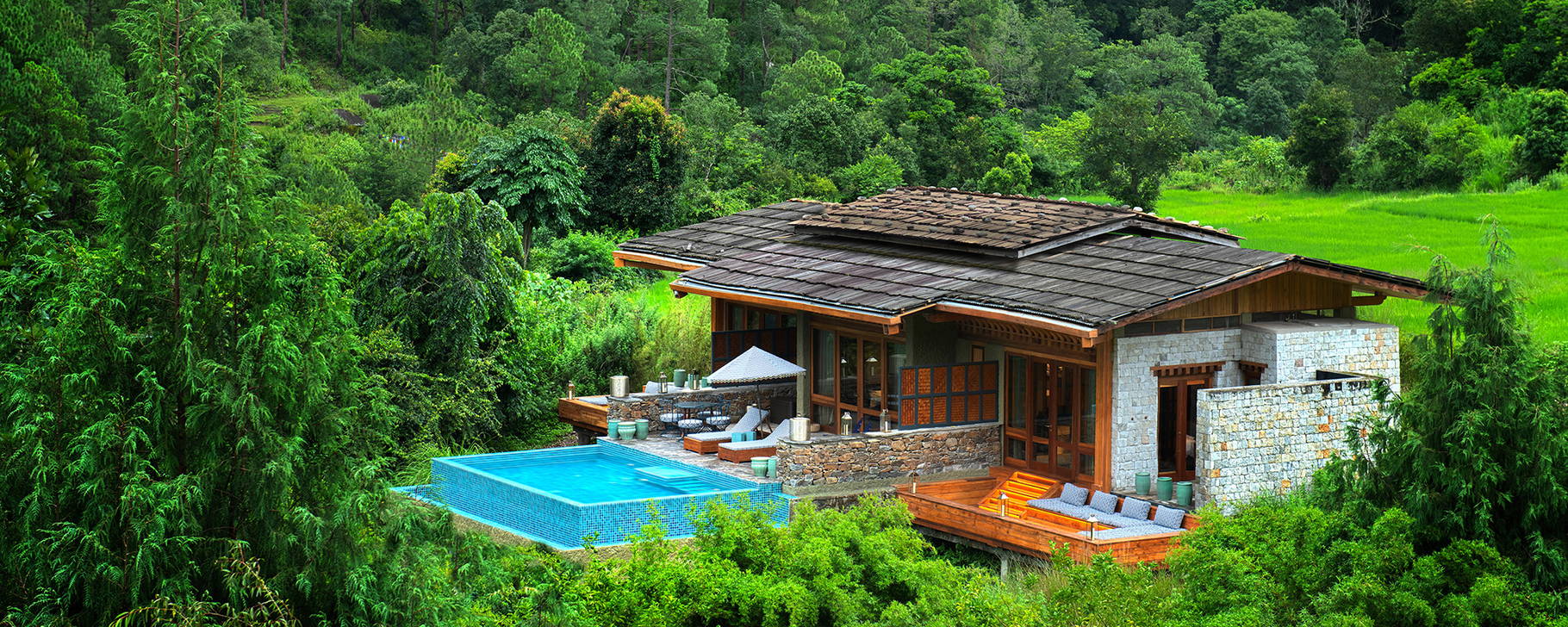 Two Bedroom Family Suite - &Beyond Punakha River Lodge