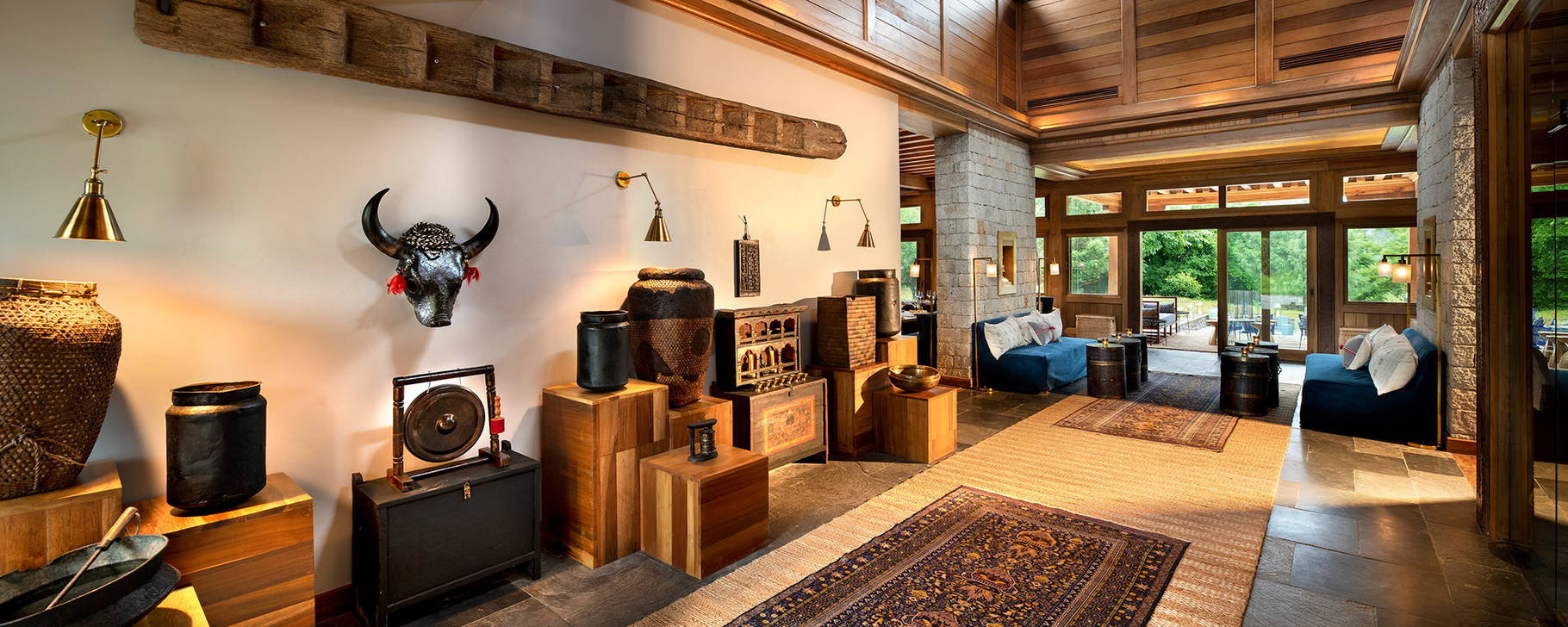 Hotelanlage - &Beyond Punakha River Lodge