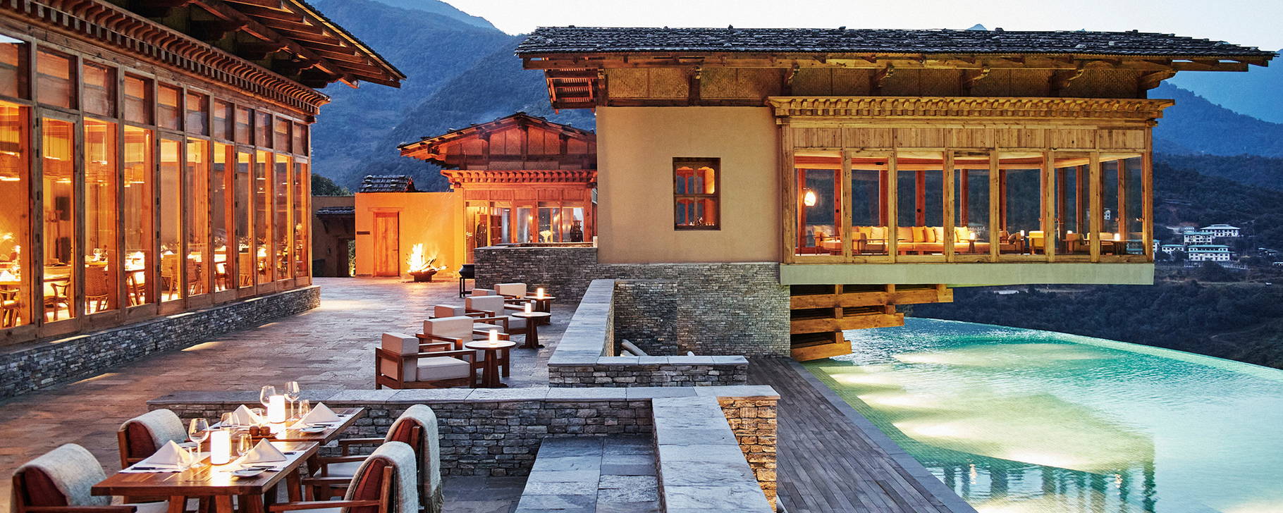 Terrasse - Six Senses Punakha