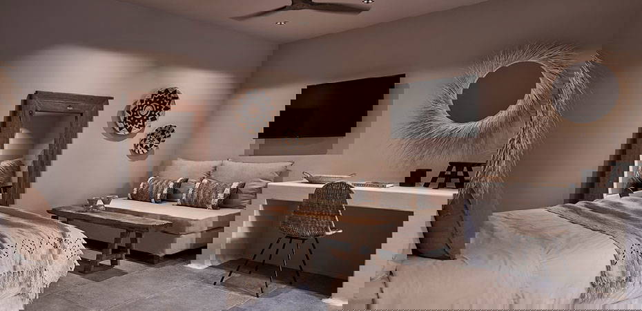 Bohemia Comfort Room Schlafzimmer - Amyth of Mykonos Agios Stefanos