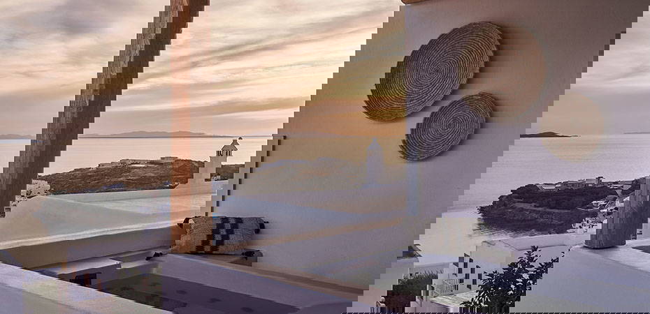 Delos Sea View Suite with Jetted Tub Ausblick - Amyth of Mykonos Agios Stefanos