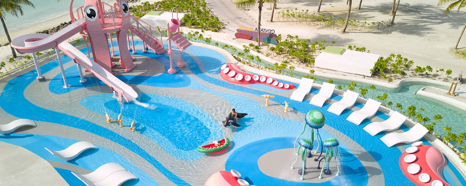 Wasserspielplatz - Centara Mirage Lagoon Maldives