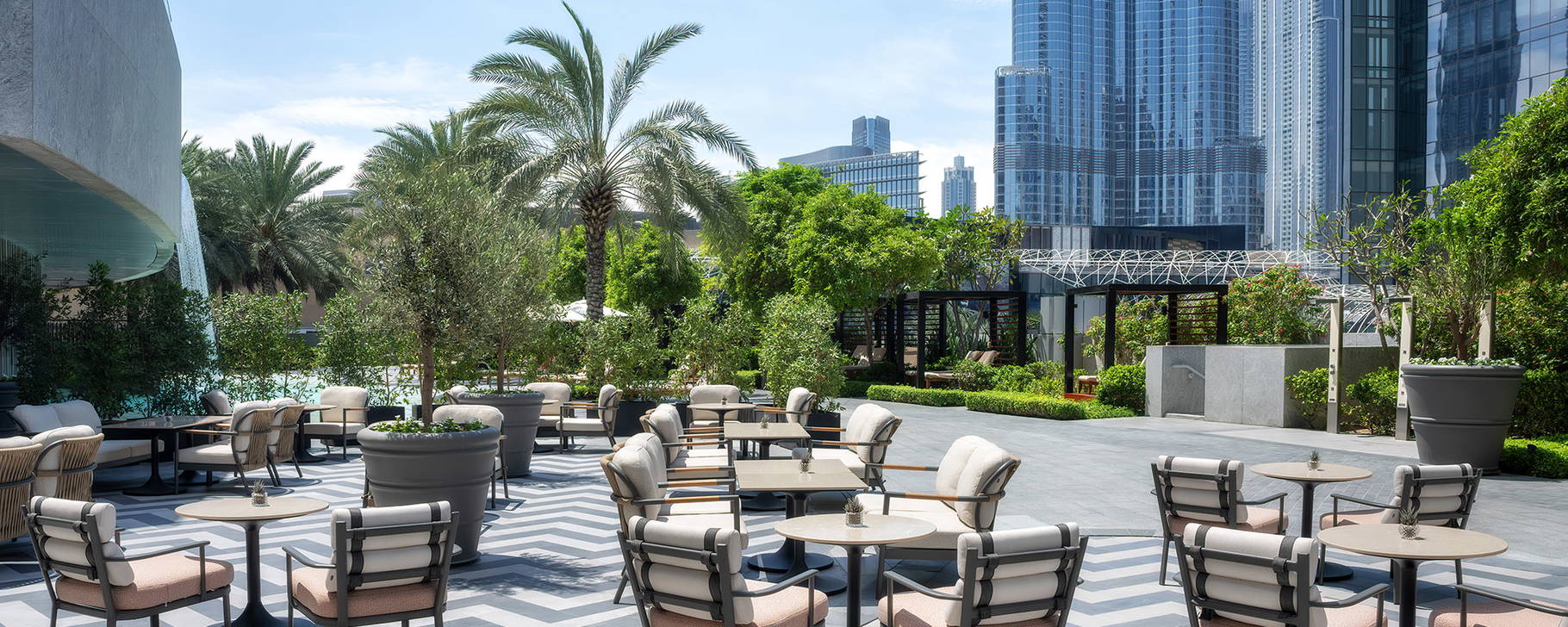 Lobby Lounge Terrasse - Kempinski The Boulevard Dubai