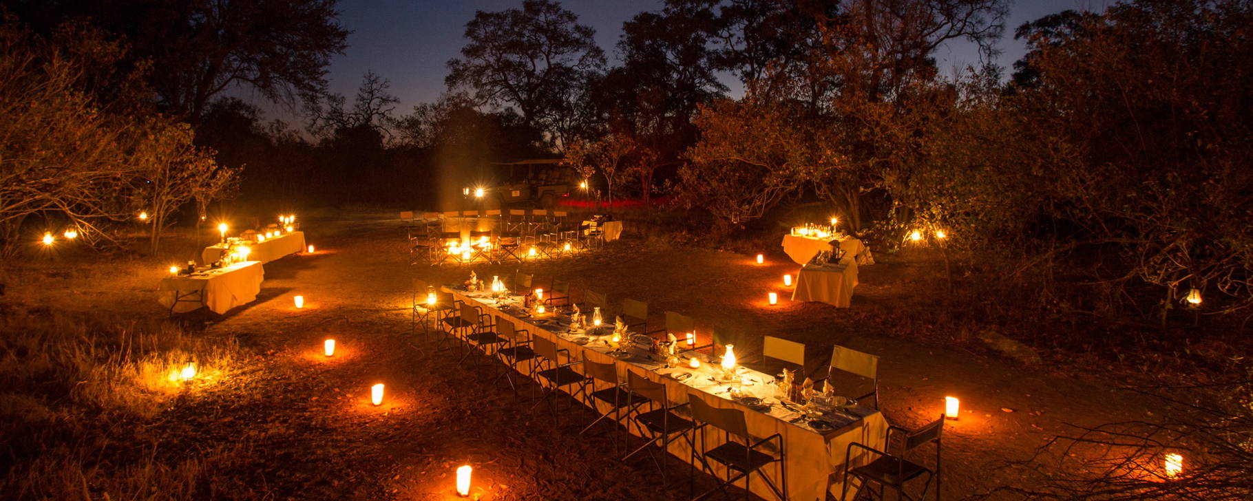 Abendessen - Machaba Camp