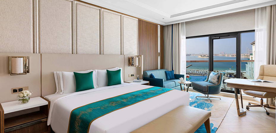 Luxury Palm Sea View Room - Taj Exotica Resort & Spa, The Palm, Dubai