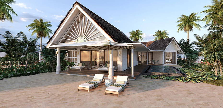 Family Beach Pool Villa - 2 Bedroom - Rah Gili Maldives