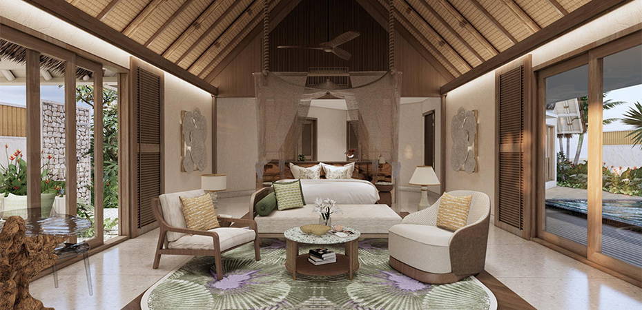 Family Beach Pool Villa - 2 Bedroom - Rah Gili Maldives