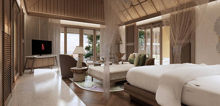Family Beach Pool Villa - 2 Bedroom - Rah Gili Maldives