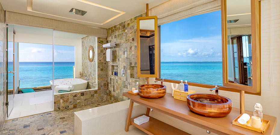 Sunset Water Pool Villa with Slide - Rah Gili Maldives