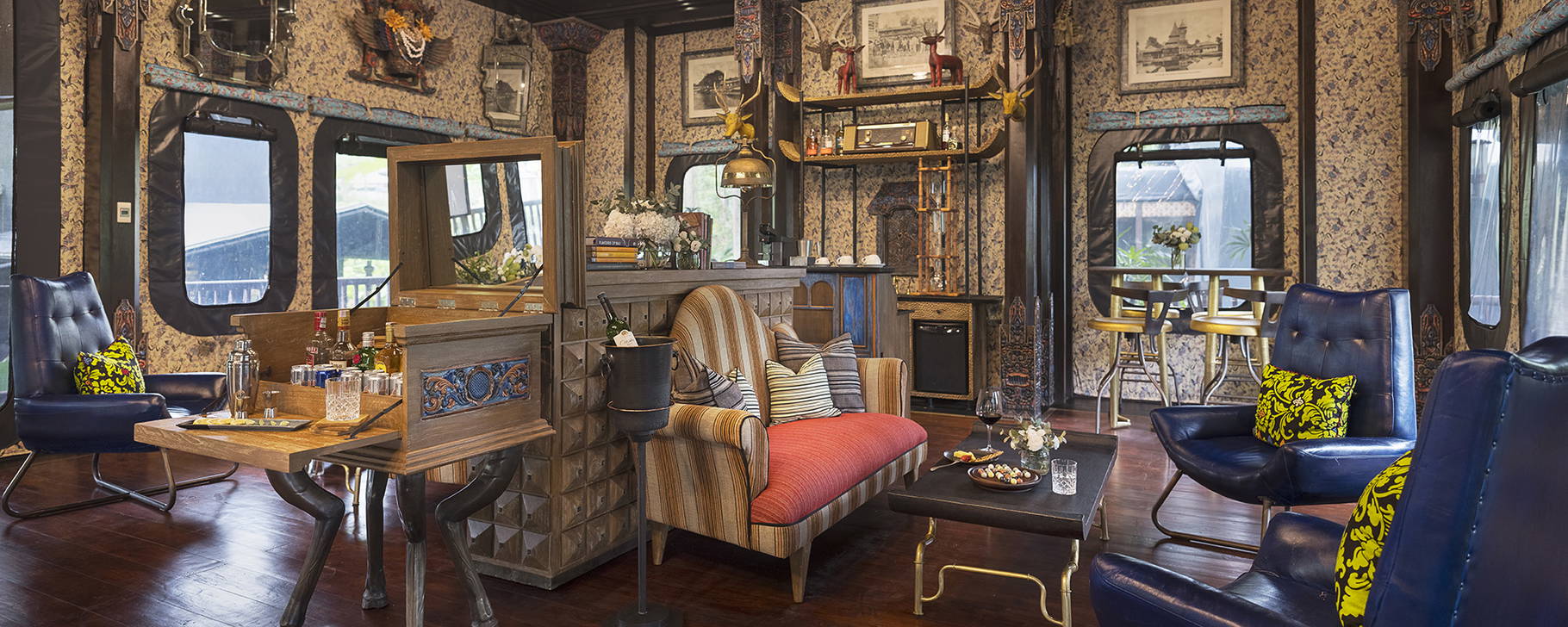 The Officers Tent - Wohnzimmer - Capella Ubud