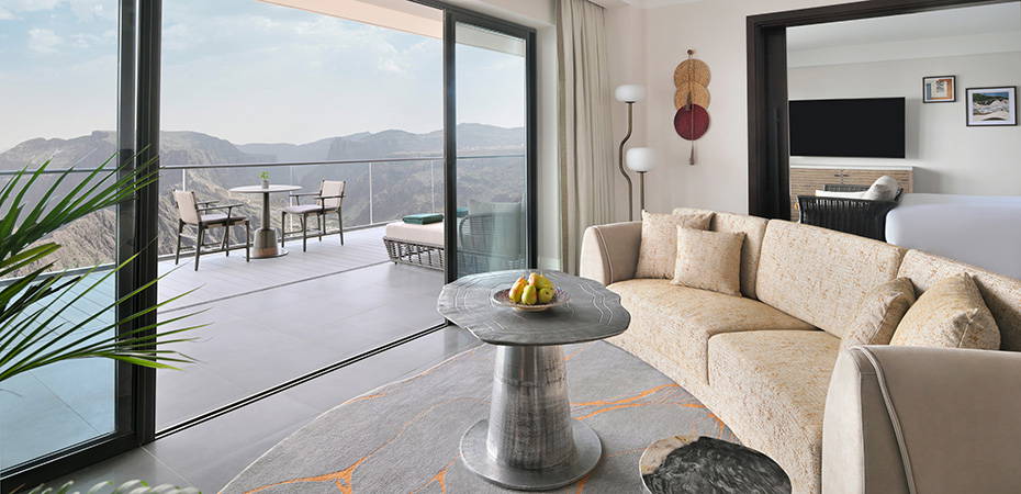One Bedroom Canyon View Balcony Chalet - Hotel Indigo Jabal Akhdar Resort & Spa by IHG