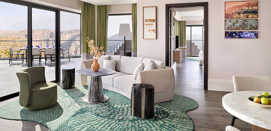 Two Bedroom Canyon View Terrace Suite - Hotel Indigo Jabal Akhdar Resort & Spa by IHG