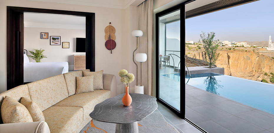 One Bedroom Canyon View Pool Chalet - Hotel Indigo Jabal Akhdar Resort & Spa by IHG