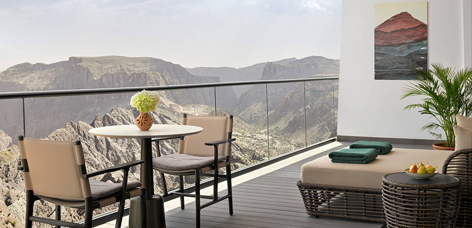One Bedroom Canyon View Balcony Chalet - Hotel Indigo Jabal Akhdar Resort & Spa by IHG